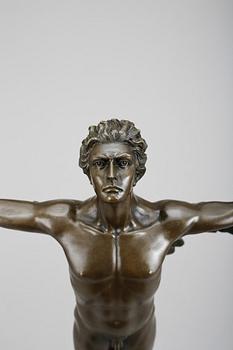 SKULPTUR, brons, efter AA WEINMAN, signerad.
