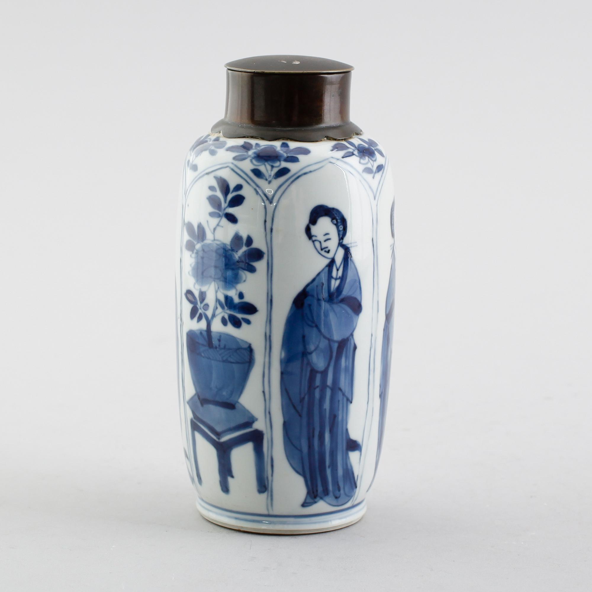 VAS, porslin, Kina, Kangxi 1662-1722.