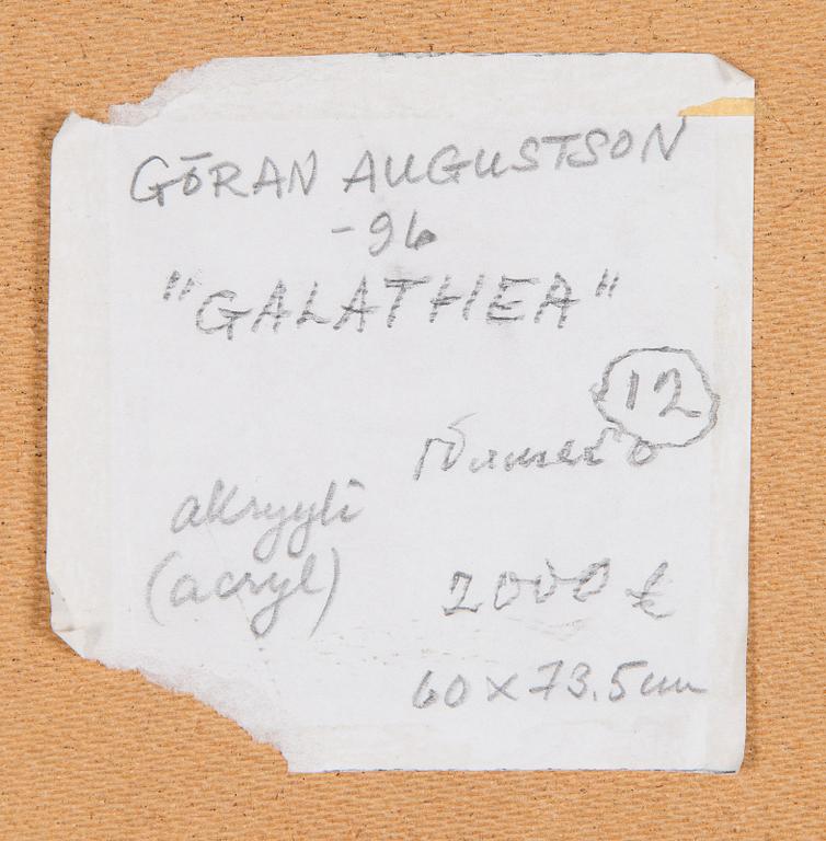 Göran Augustson, "Galathea".