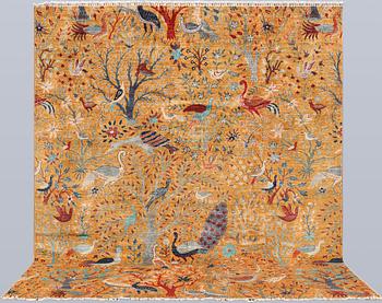 A carpet, Ziegler design, approx. 302 x 248 cm.