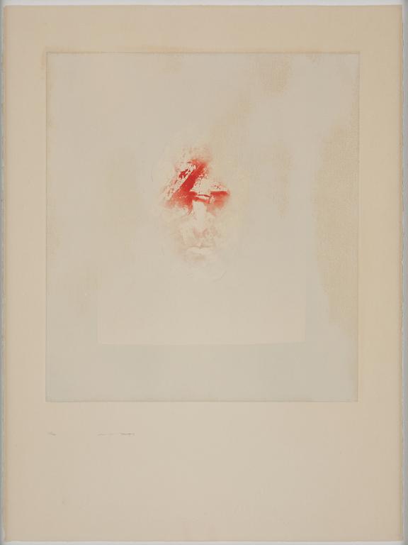 Louis Le Brocquy, "W.B. Yeats" from: "Hommage aux Prix Nobel" (The Nobel Prize Portfolio).