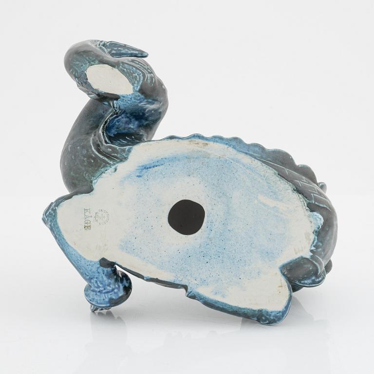 Wilhelm Kåge, a stoneware sculpture of a dragon, Gustavsberg 1940-50s.