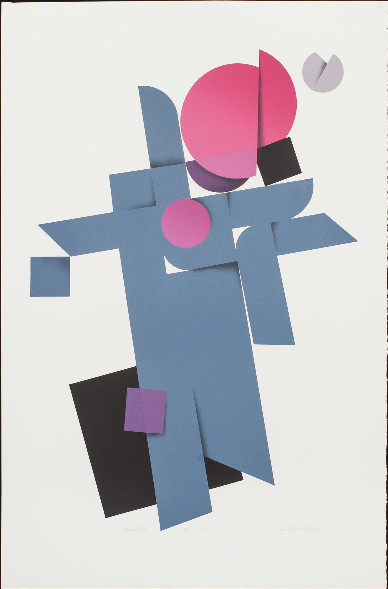 AVO KEEREND, färglitografi, signerad, numrerad 1/50 och daterad- 89.