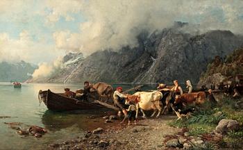 Anders Askevold, Boskapen flyttas.