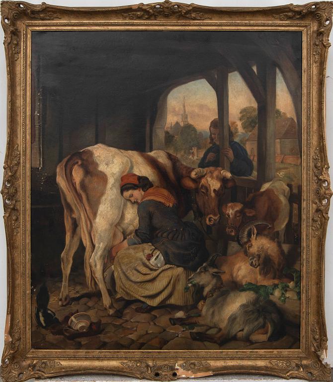 Edwin. Landseer, after, "The Maid and the Magpie," 19th century.