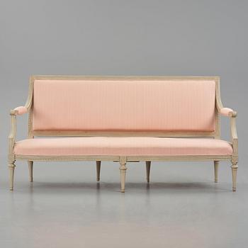 Soffa, Stockholmsarbete, 1700-talets senare del, Gustaviansk.