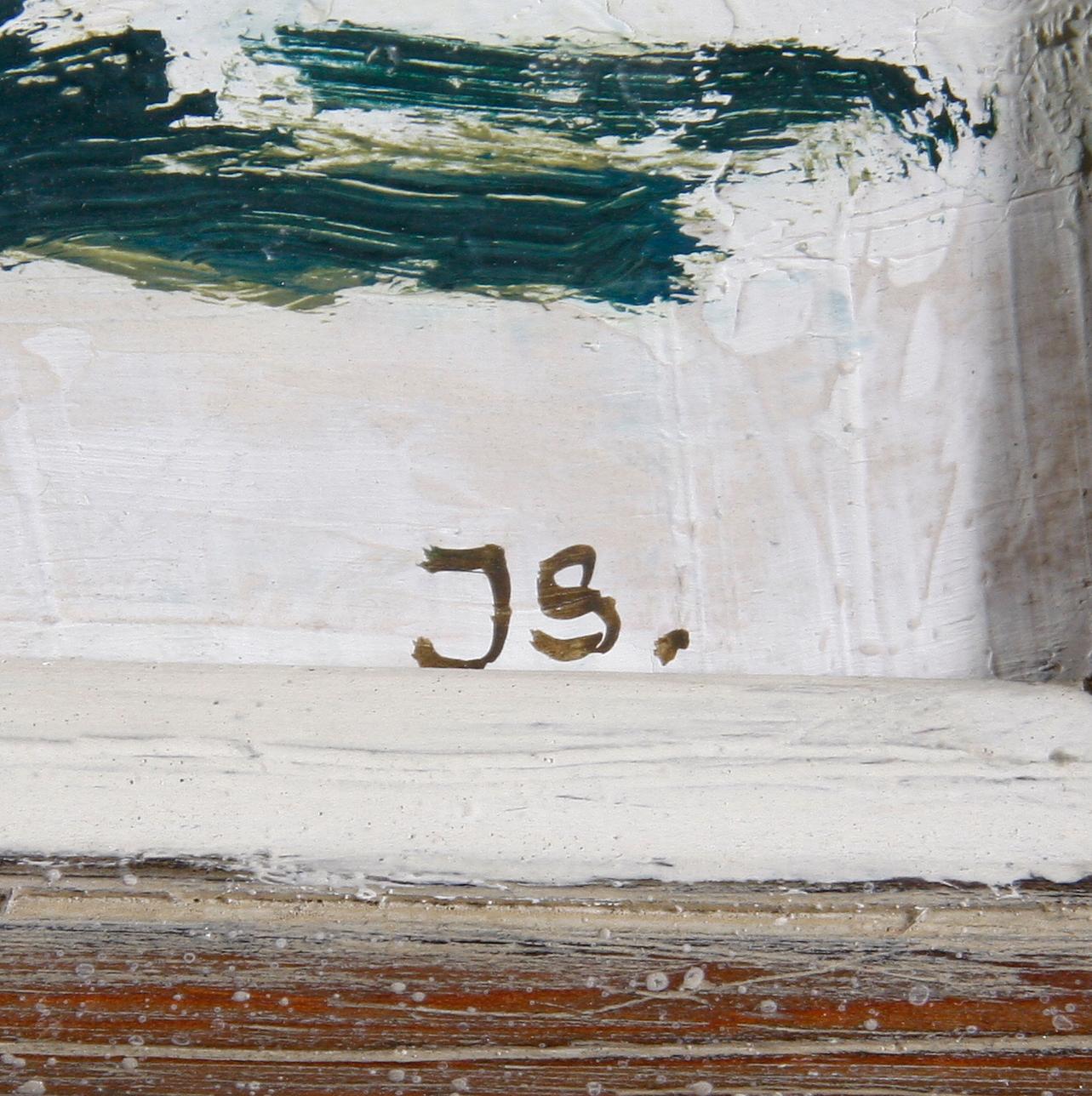 STENVINKEL, JAN, olja på pannå, monogramsign.