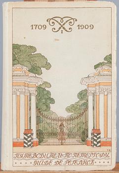 BOK, Guide de Péterhof / Путеводитель по Петергофу, tryckt i S:t Petersburg 1909.