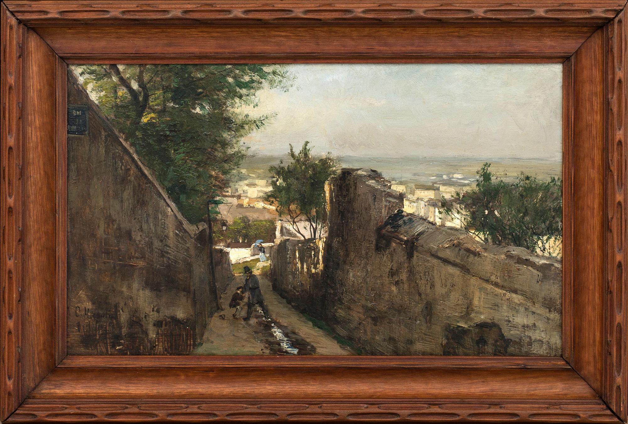 OLOF HERMELIN, oil on board, signed.