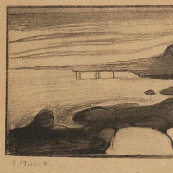 Edvard Munch, efter, "Melankoli".