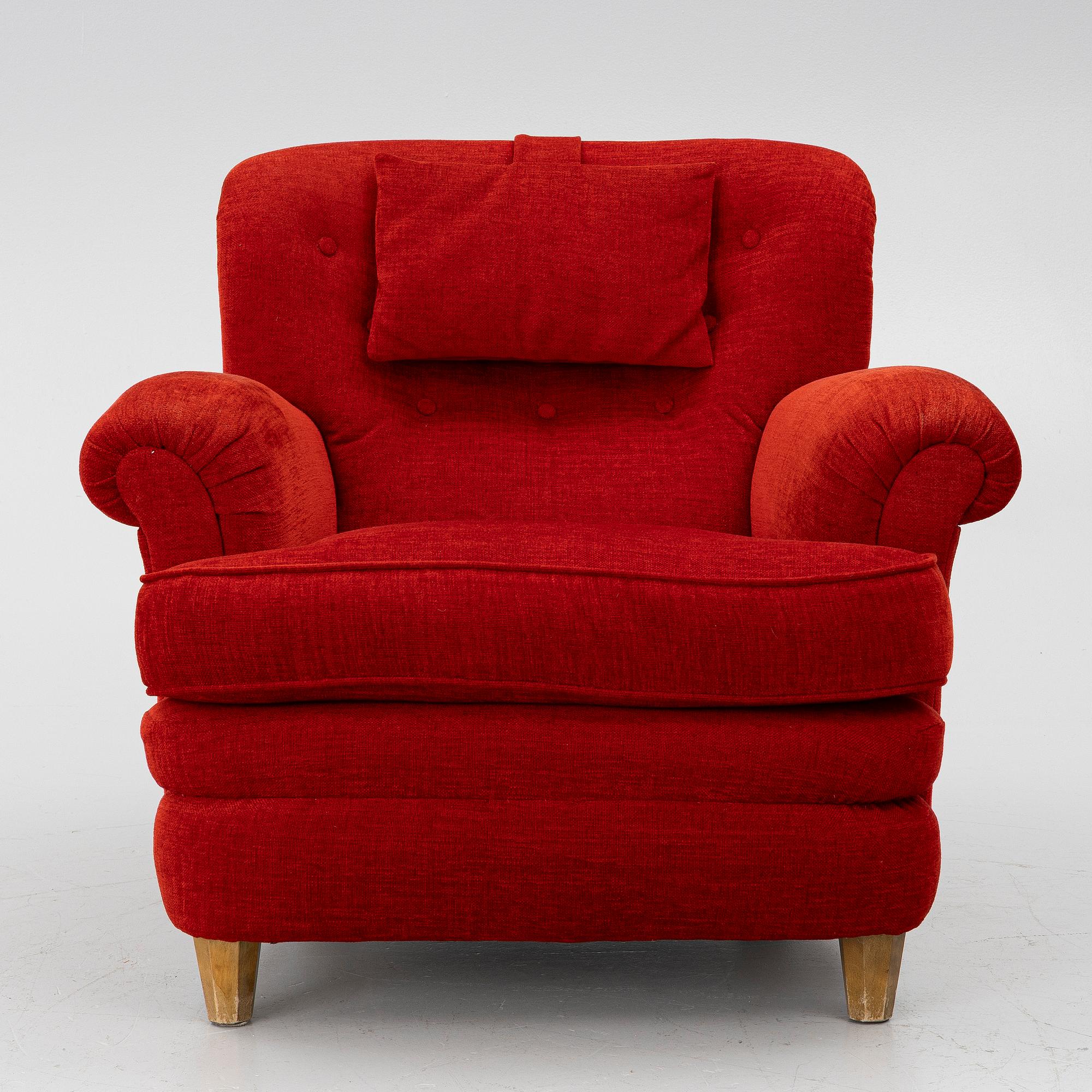Josef Frank, armchair, model 568, Svenskt Tenn.