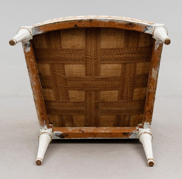 KARMSTOL, gustaviansk, 1700-tal.