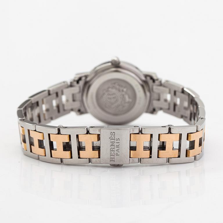 Hermès, Clipper, wristwatch, 24 mm.