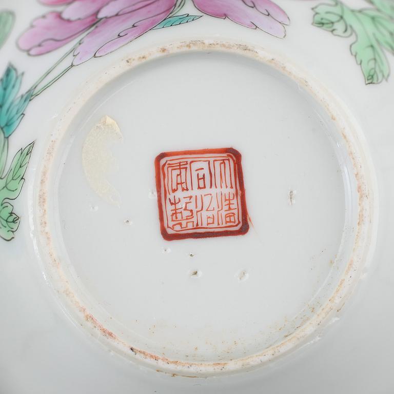 SKÅLAR, 4 st, porslin, Kina, 1800-/1900-tal.