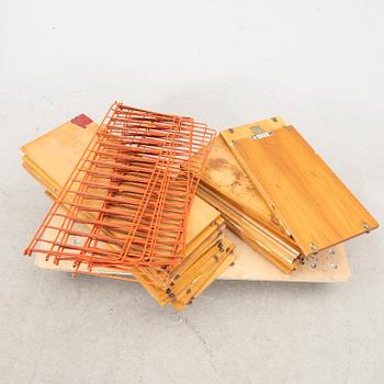 Nils Strinning, "Stringhylla"/"BFB Hyllan/The Ladder Shelf" for String Design AB middle of the 20th century.
