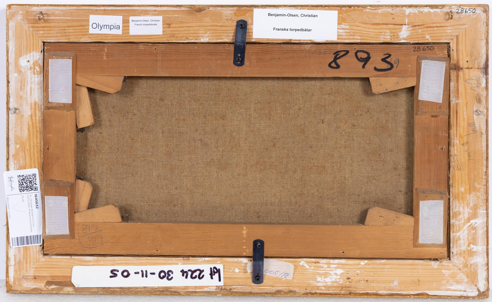 Vilhelm Victor Bille, Naval Battle (possibly the Battle of Heligoland).