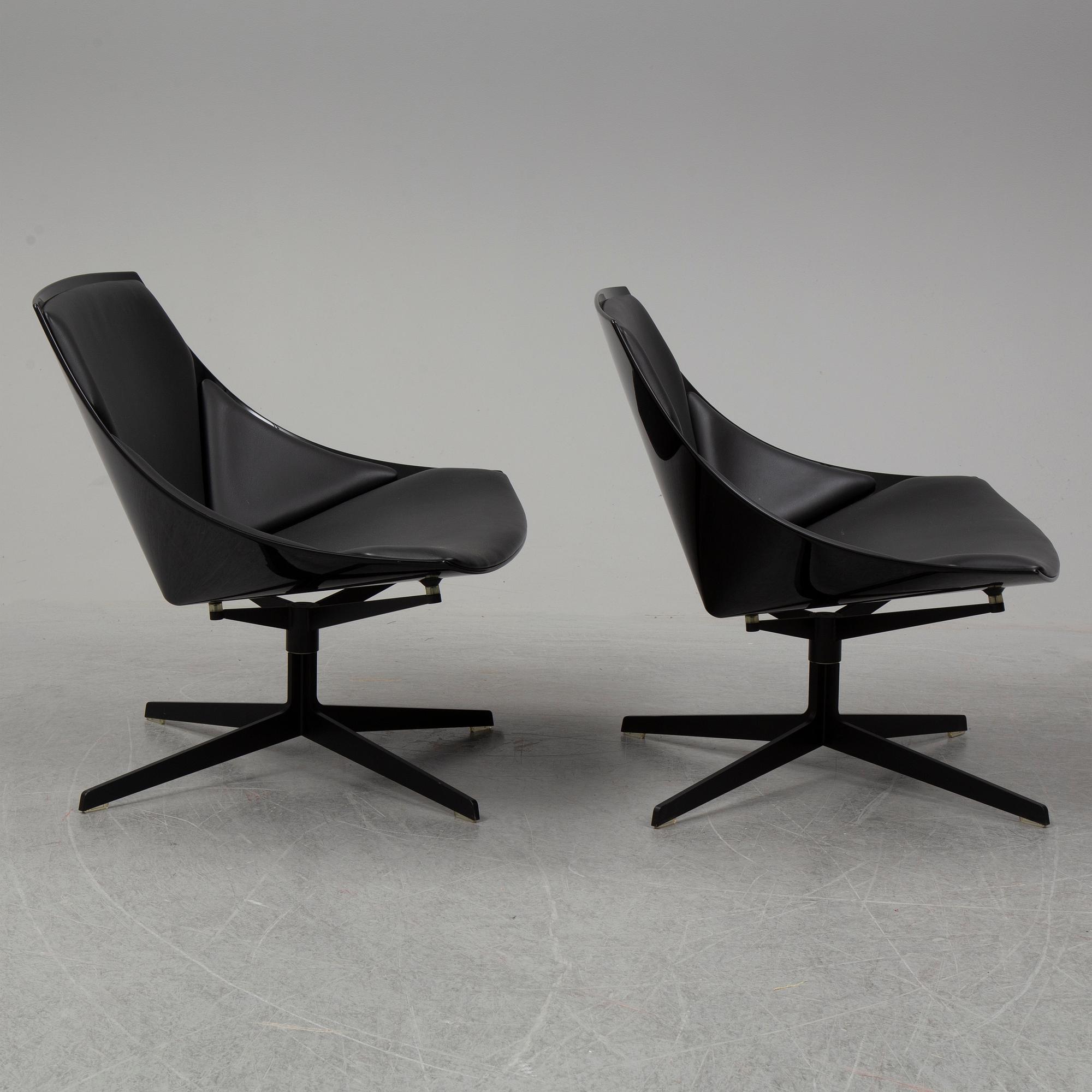 FRITZ HANSEN, a pair of JL10 'Space' Chair by Jjurgen Laub & Markus Jehs for Fritz Hansen, Denmark, designed 2007.