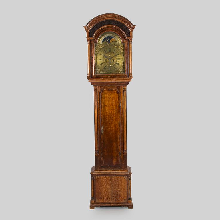 Longcase clock by Matthew Bushel, Aston England.