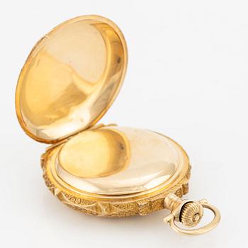 Waltham, pocket watch, hunter-case, 55 mm.