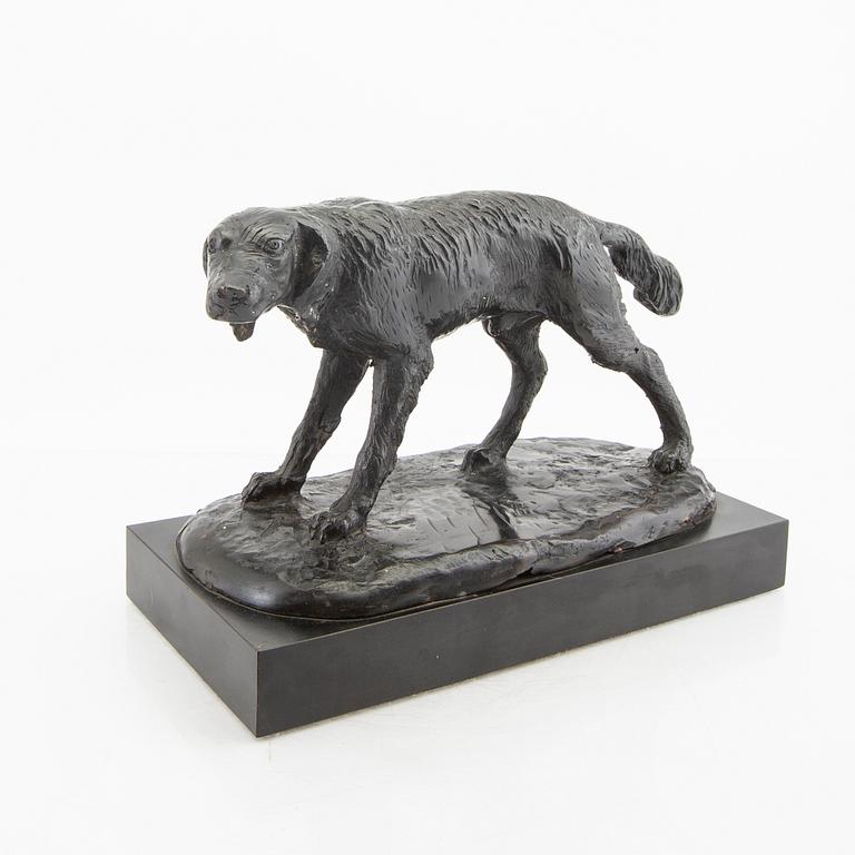 Okänd konstnär 1900-tal ,  skulptur metall bär signering.