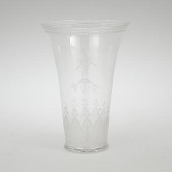 VAS, glas, Simon Gate, Orrefors, 1926.