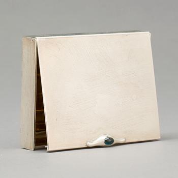 CIGARETTETUI, svenska importstämplar, 925, silver, vikt ca 152 g.