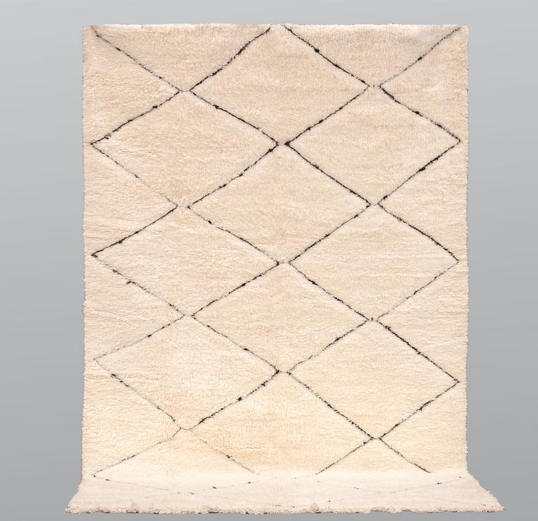 A Moroccan carpet, 247 x 164 cm.