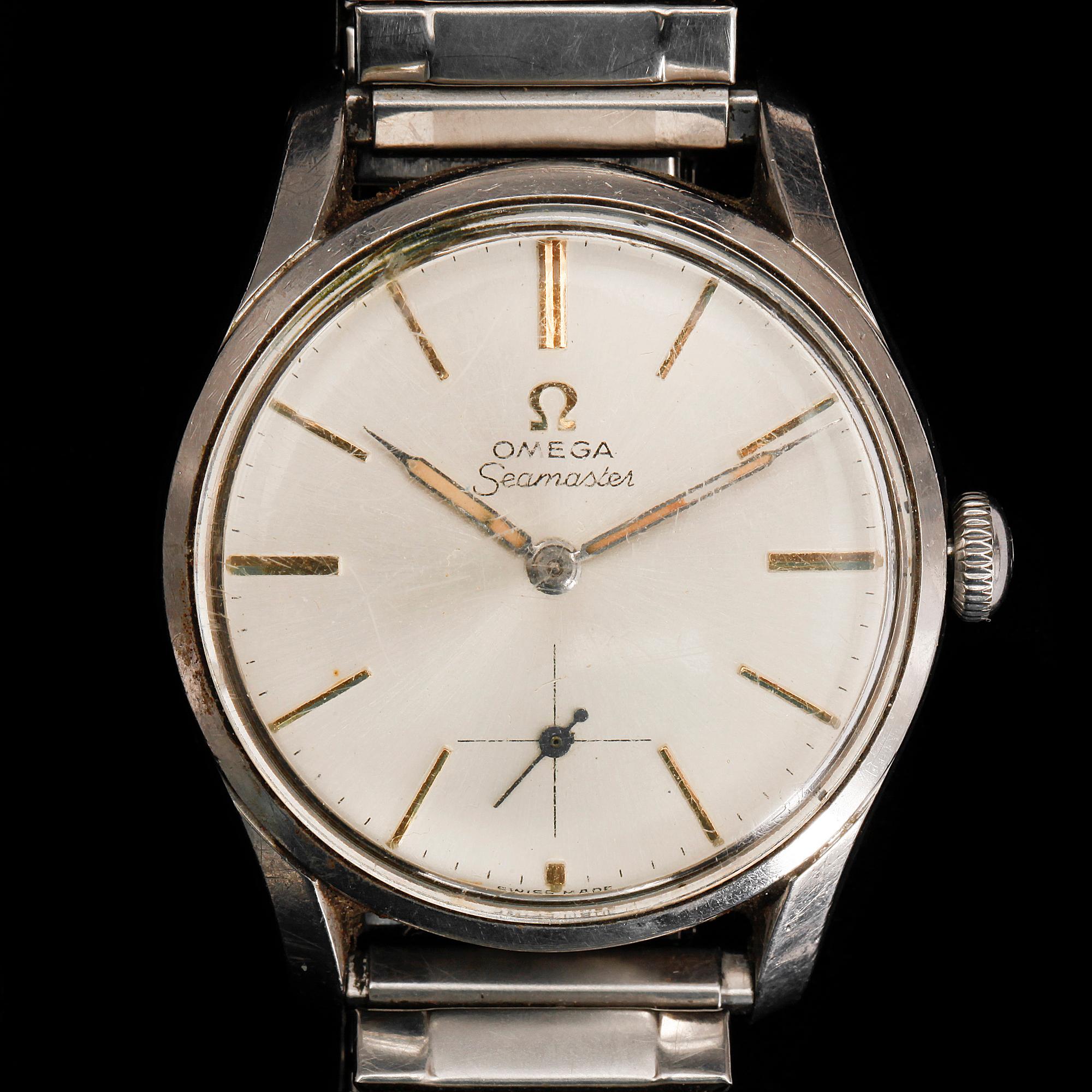 ARMBANDSUR, herr, Omega, Seamaster, stål, 1960-tal.