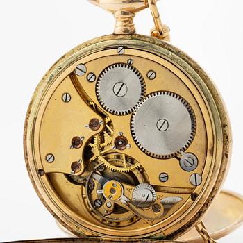Pocket watch, hunter, 50.5 mm.
