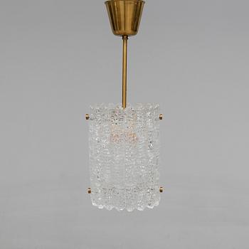 TAKLAMPA, glas, Carl Fagerlund, Orrefors. Höjd ca 55 cm.