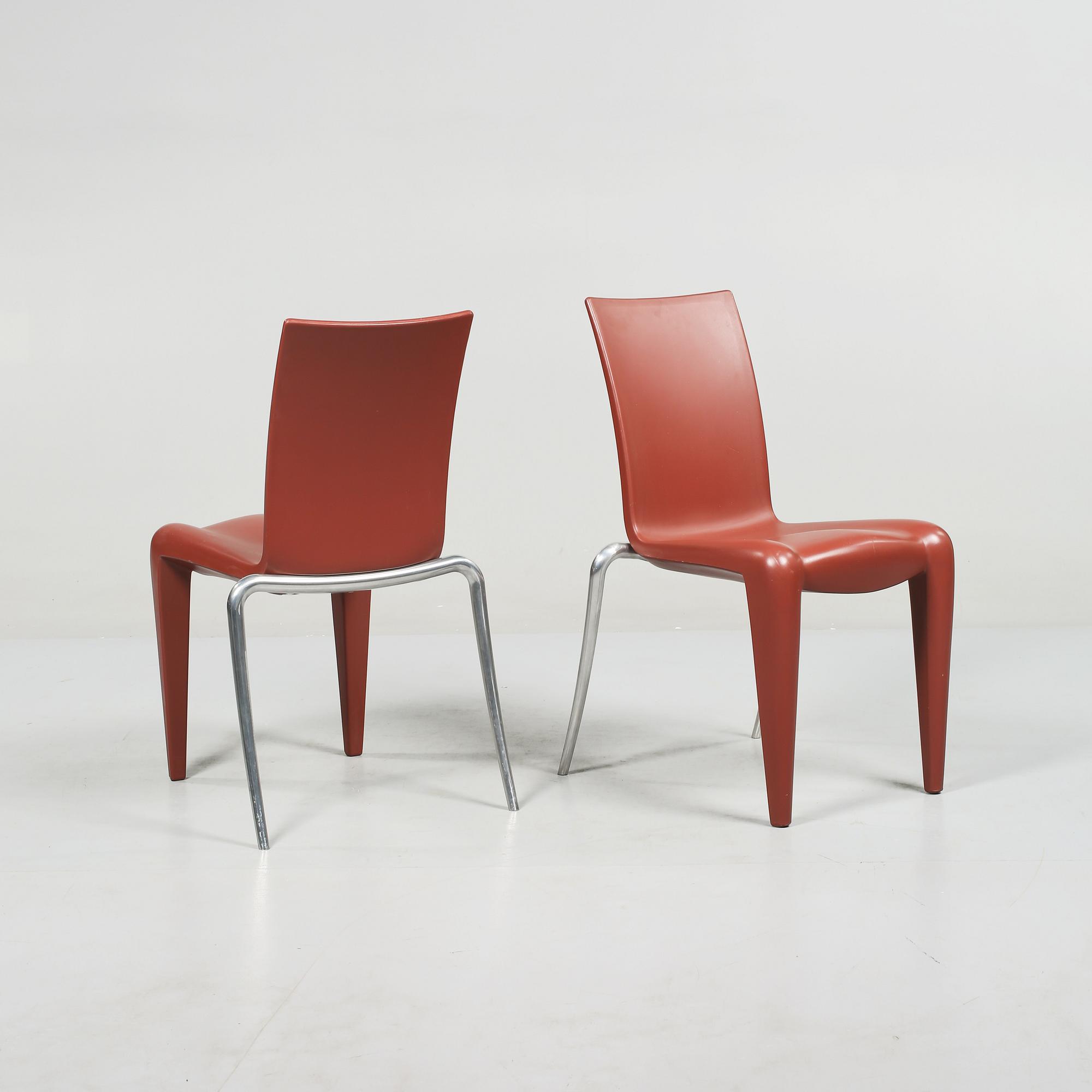 STOLAR, 4 st, "Louis 20", Philippe Starck, Vitra, 2000-tal.