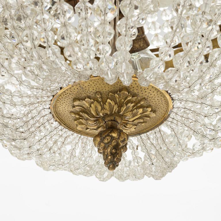 Chandelier, Empire style, 20th century.