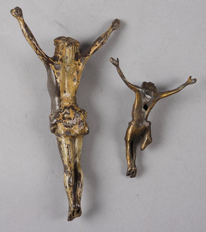 CORPUS, 2 st, metall, 1800/1900-tal.