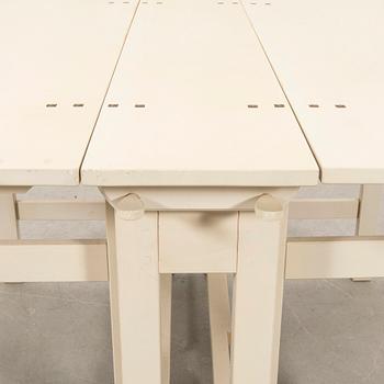 Drop-leaf table, "Bergslagen", from IKEA's 18th-century series, late 20th century.