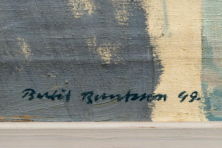 Bertil Berntsson, oil on canvas, signed and dated 1949.