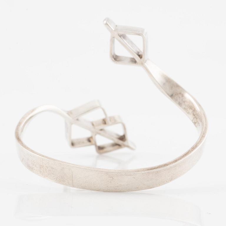 Sigurd Persson, a bangle, silver, Stockholm 1957.