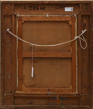 OKÄND KONSTNÄR, olja på duk, osignerad, 1800-talets slut.