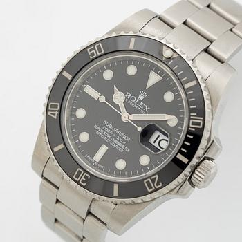 Rolex, Oyster Perpetual Date, Submariner, wristwatch, 40 mm.