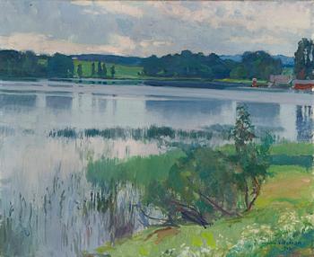 Wilho Sjöström, Lake view.