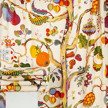 Josef Frank, a set of four curtains 222x123 cm each.