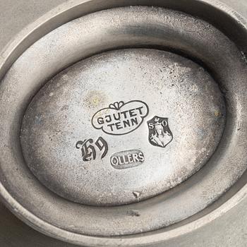 Edvin Ollers, a pewter bowl, from Schreuder & Olsson Stockholm.