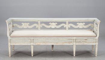 SOFFA, gustaviansk stil, 1800-tal.