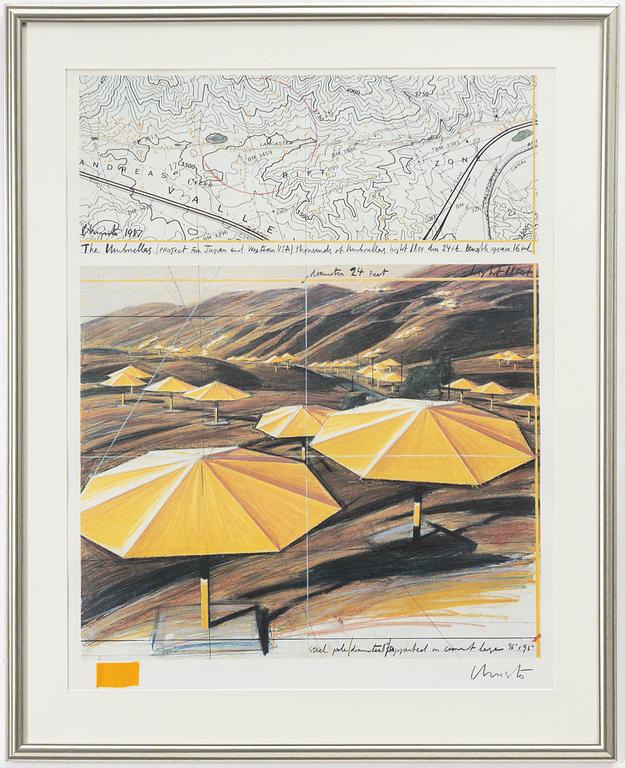 Christo & Jeanne-Claude, ”The Umbrellas”. (Joint project for Japan and USA).