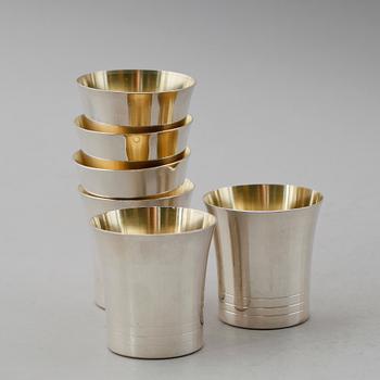 SUPKOPPAR, 6 st. Silver GAB, 166 g.