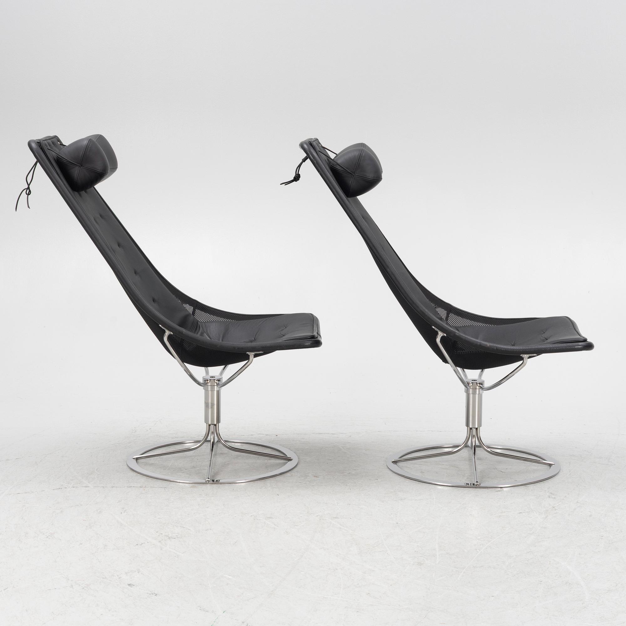 Bruno Mathsson, fåtöljer, ett par, Jetson, Bruno Mathsson International, 2019.