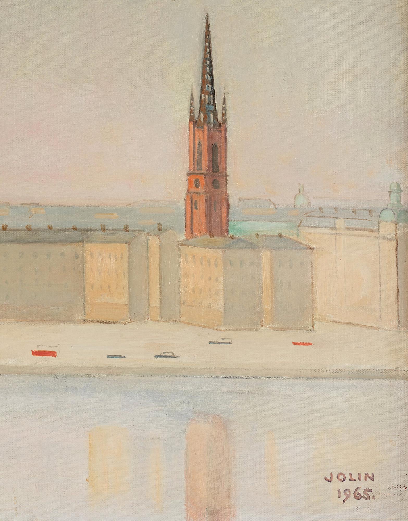 Einar Jolin, Vy över Stockholm.