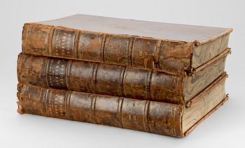BÖCKER, 3 vol, "Svenska Fåglar", M,W & F von Wright. Stockholm, 1924 samt 1929.