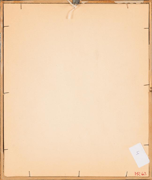 Ahti Lavonen, crayon, signed and dated 1957.
