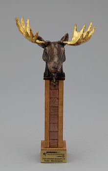 ERNST BILLGREN, skulptur/musikpris, brons och trä.