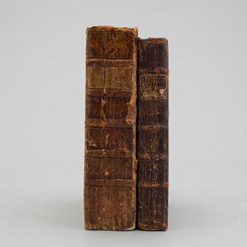 Two cook books from 1795 and 1796.